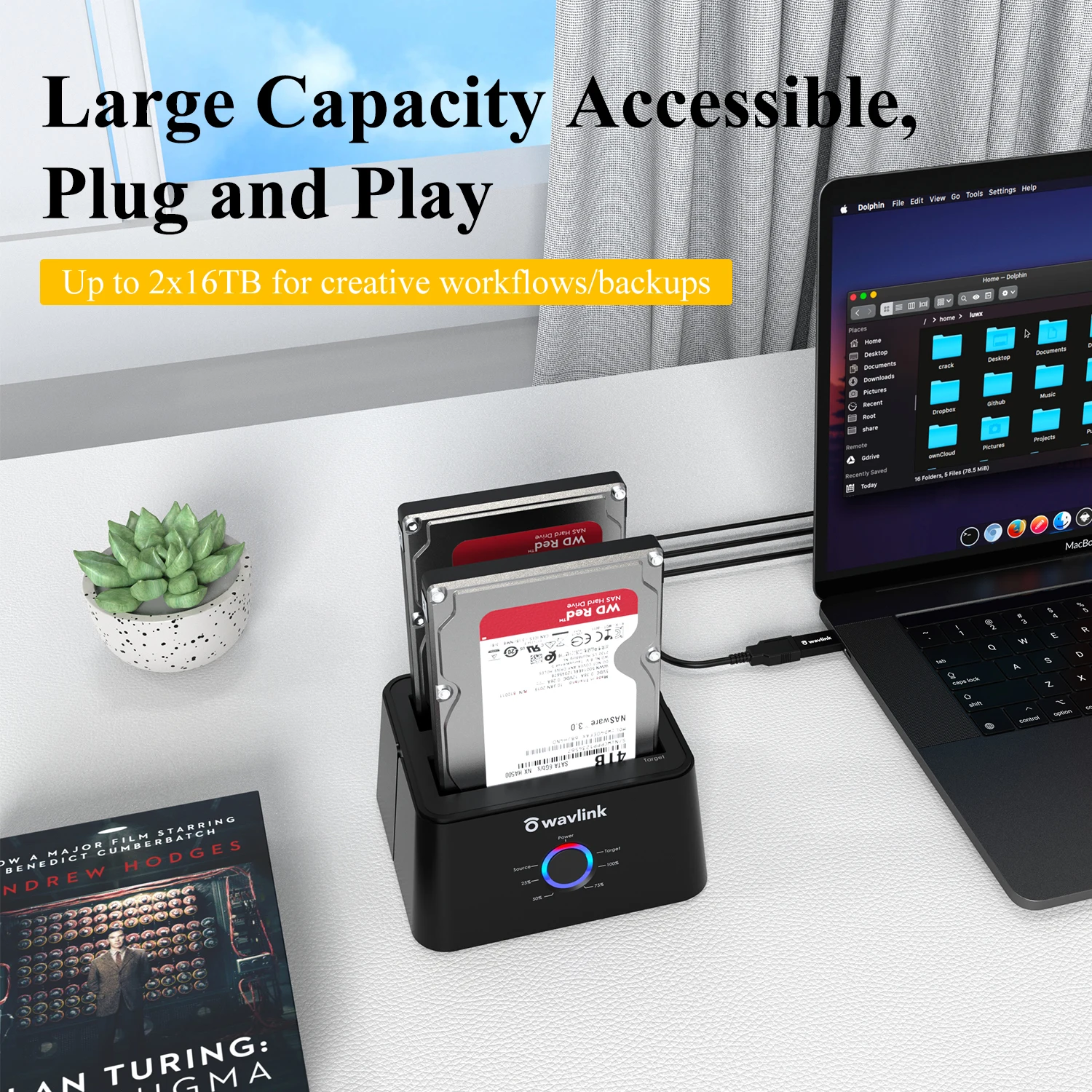Wavlink HDD Docking Station Sata Hard Drive Enclosure SATA to USB 3.0 Adapter UASP For 2.5 3.5 SSD Disk Case HD Box Dock external hard drive case,hard drive enclosure,hdd docking station
