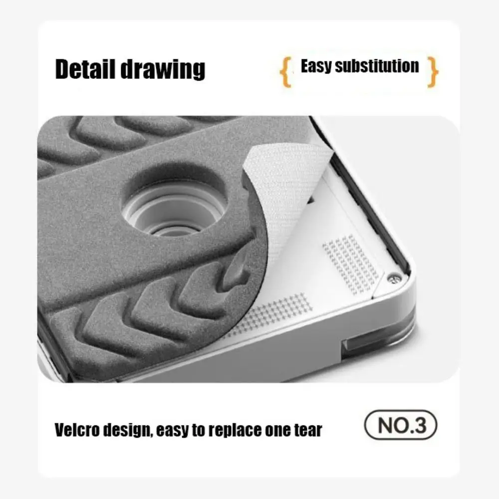 Description Picture 4 of itemStainless Steel and PP Windows Cleaning Tool Stretchable Gray High-rise Window Cleaner Arc Rod Flexible Cleaning