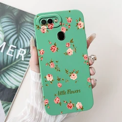 New Fashion Candy Soft Silicone Phone Case - Stylish Protective Cover with Bumper Protection for Oppo A7 AX7 (Green 1979)