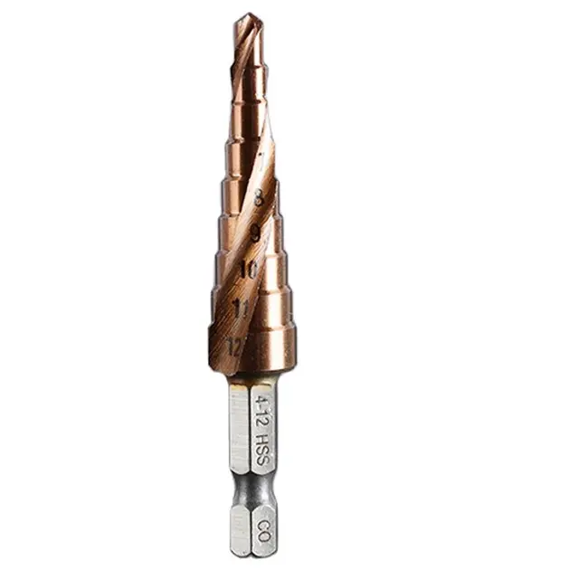 M35 5 Cobalt HSS Step Drill Bit for Metal Hex Shank CO Stepped Drill