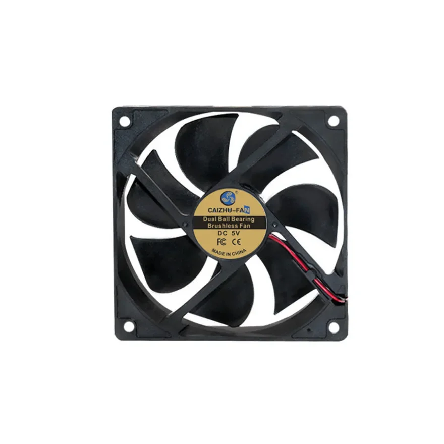 

NEW DC 12025 Fan 5V 12V 24V 120x120x25MM TWO Ball Bearing Purifier Compressor Fan 2400RPM 0.3A with 2pin