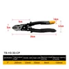 TOUGHBUILT 7.5‘’ Labor-Saving Diagonal Pliers with Reset Spring Hand Tool TB-H3-30-CP 2