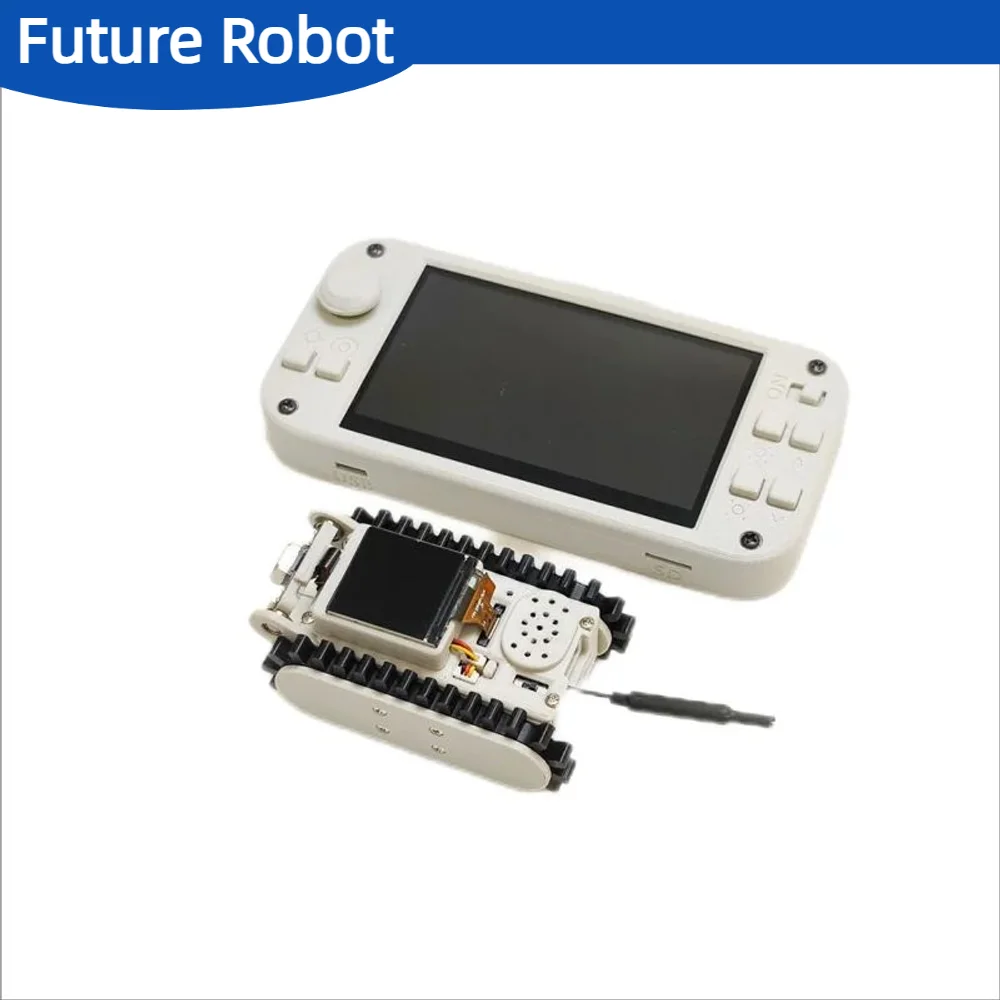 Pipeline Inspection Wireless Video RC Car Track Robot with Camera Maker Teaching ESP32 Scanning Code Networking DIY Program Toys