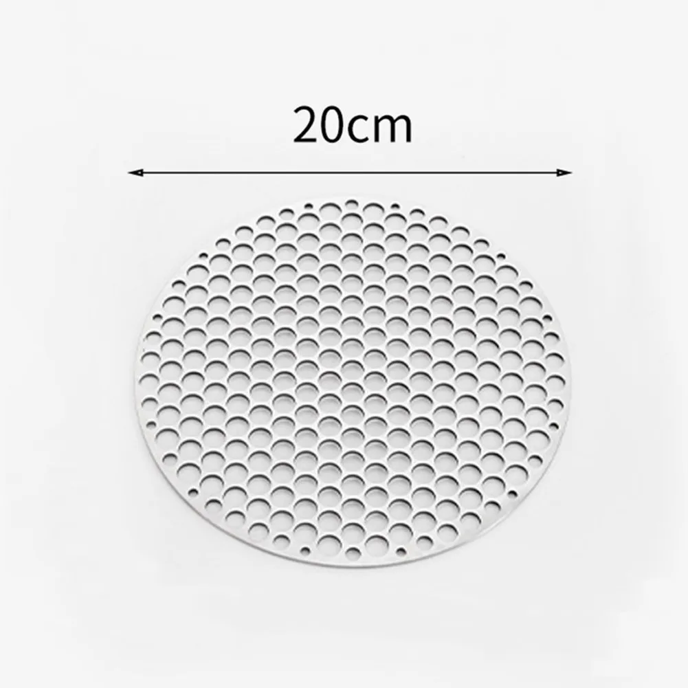 Bbq grill mesh, stainless steel grill net, Round Barbecue Grill Net Meshes Racks Grid Grate Steam Net 304 Stainless Steel Wire Oven Sheet