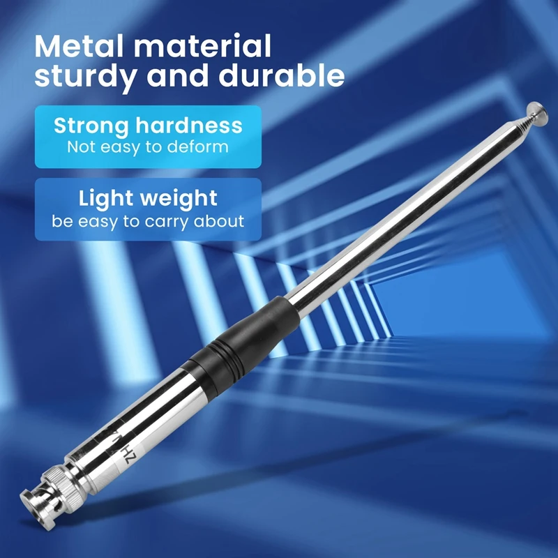 27Mhz Antenna 9-Inch to 51-Inch Telescopic/Rod HT Antennas For CB Handheld/Portable Radio with BNC Connector