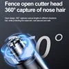 Nose Hair Trimmer USB Rechargeable Ear Face Eyebrow Hair Clean Trimmer Electric Shaver Trim Men Women Nose Hair Remover Kit Tool 5