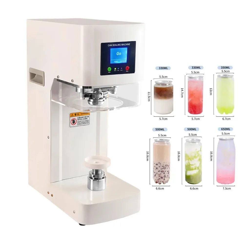 

Машина для запечатывания консервных банок Zip Top, автоматический поворотный герметик для жестяных банок 5,5 мм, пивной соковыжималка для пищевых продуктов, напитков