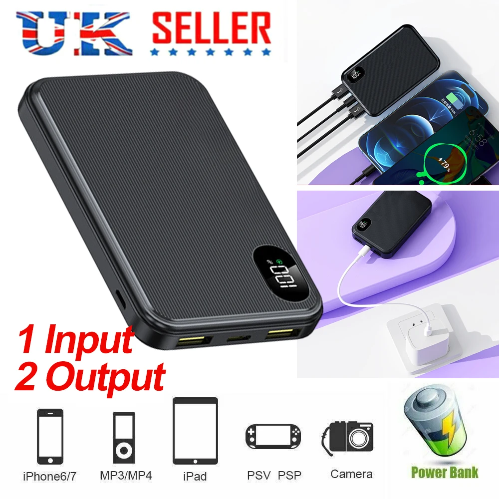 20000Mah Power Bank Fast Charging Portable Charger Battery Pack For Mobile Phone : uk Stock, 4 Days Free Delivery, & No Order Amount limit