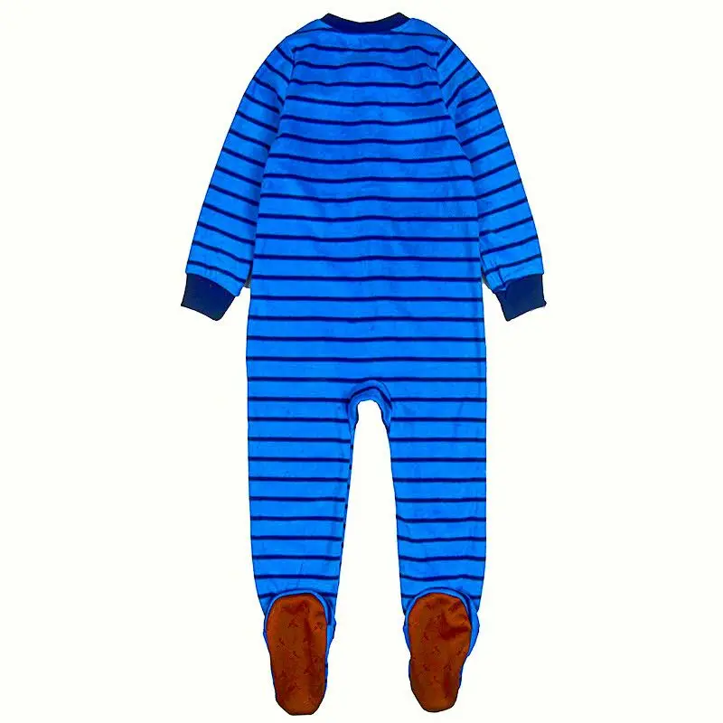 combinaisons en polaire pour enfants avec barboteuses pour garçons et pyjamas hiver