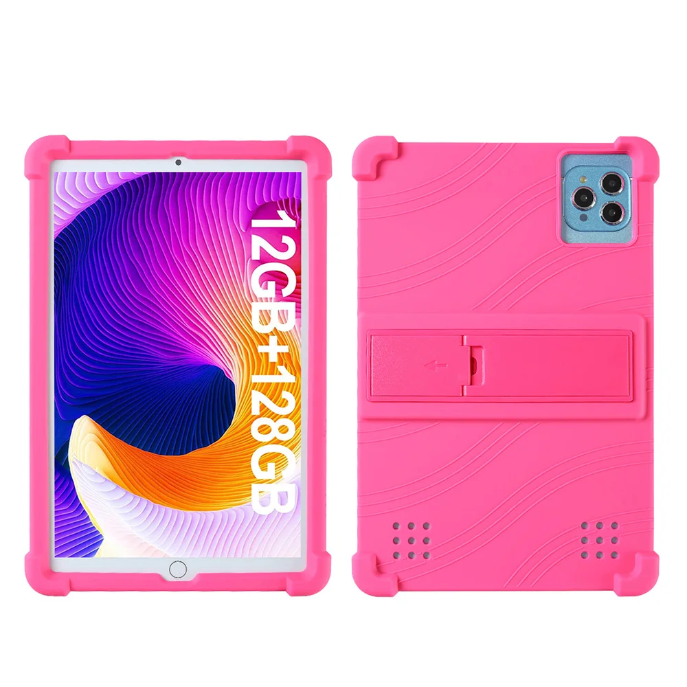 Universal Shockproof Silicone Tablet Case with Stand - Soft Protective Cover