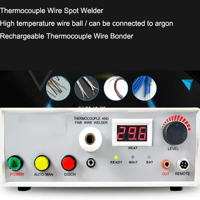 Wire Welding Thermocouple Butt Welding Machine K J T Type Thermocouple Wire Temperature Line Welder 2