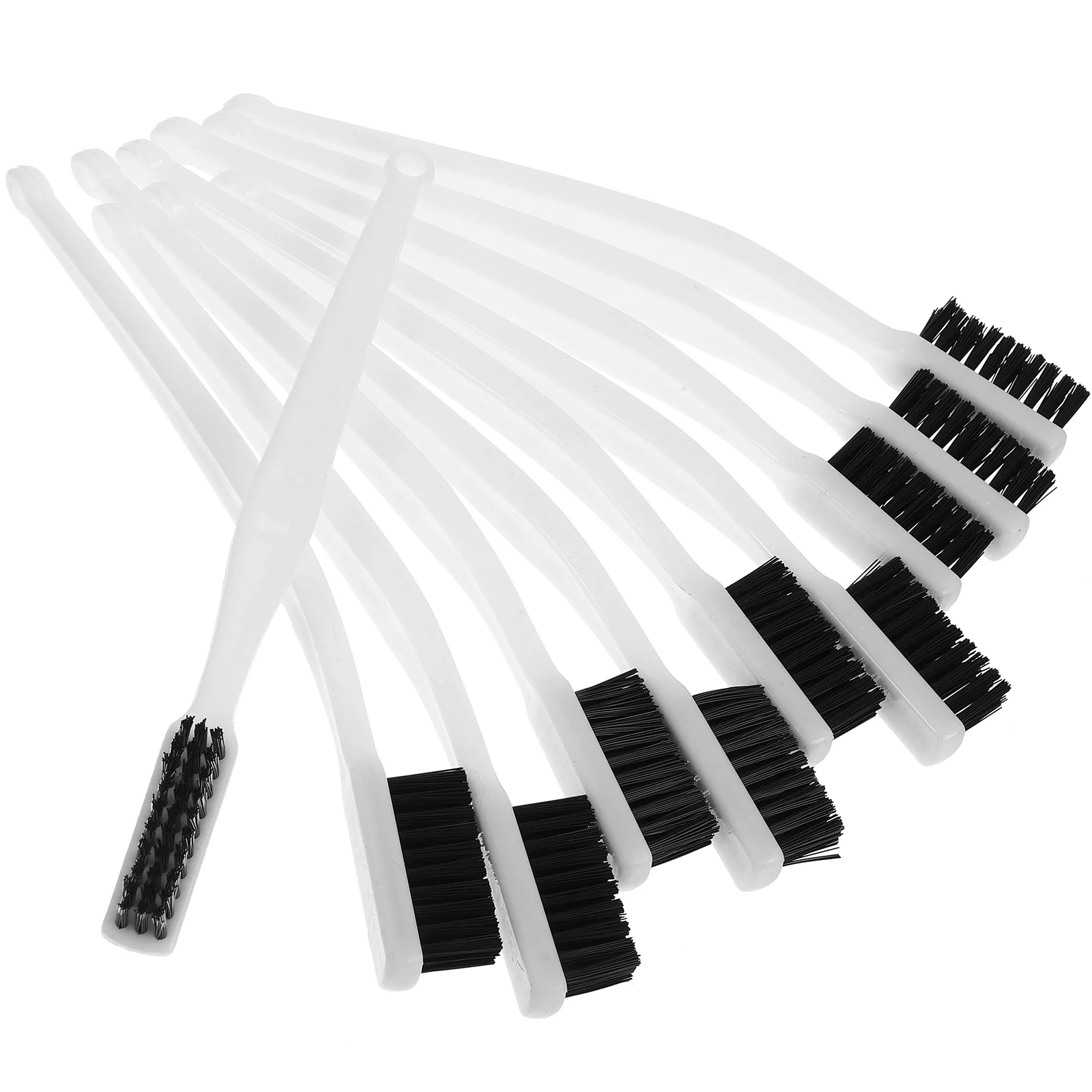

10 Pcs Brush Rust Print Head Maintenance Cleaning Scrub Plastic Bristle Barbecue Rack