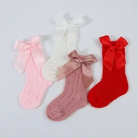 1pair Summer Children Short Socks Breathable Mesh Sweet Style Bowknot Girls Stocking Short Princess Socks for Kids Gifts 3