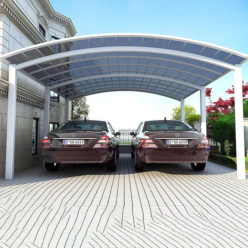 Outdoor Villa Pergola Sunshade Shelter Canopy Tent Carport Gazebos Polycarbonate Metal Garage Modern Awning Aluminium Alloy Car sunshade tent aluminium pergola window awning