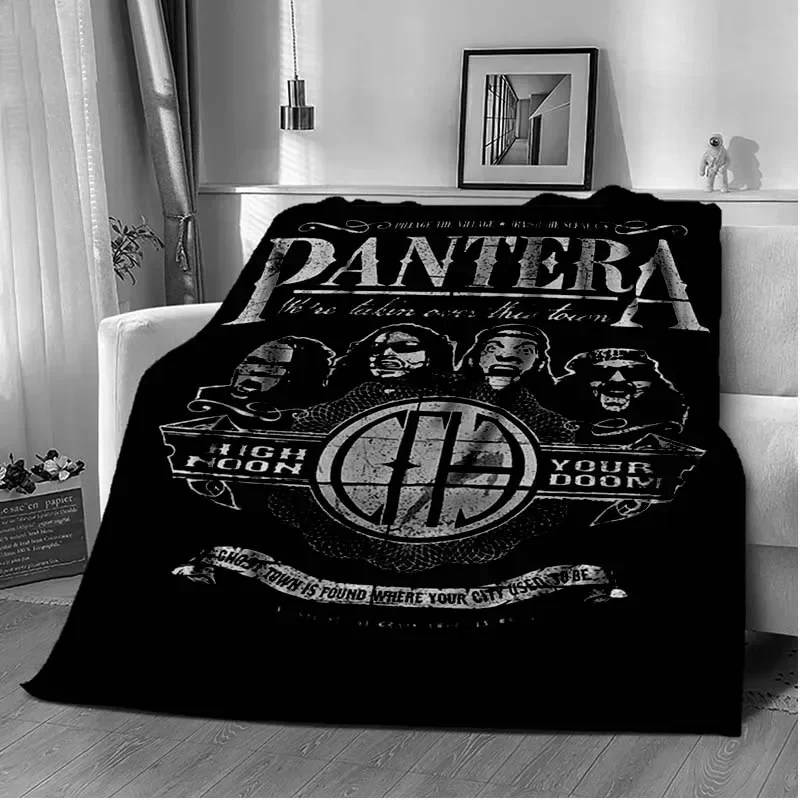 3D 인쇄 미국 판테라 밴드 담요, 다임백 다렐 포스터, 거실 침실 가정 자동차 사무실 친구 사랑 선물