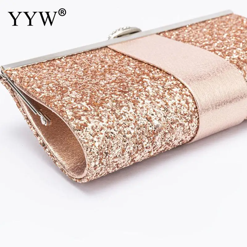 Evening Women Glitter Sequin Bridal Envelope Clutch Handbag Club Party Prom Handbag Shoulder Bag for Lady Diamond Clutch Purse
