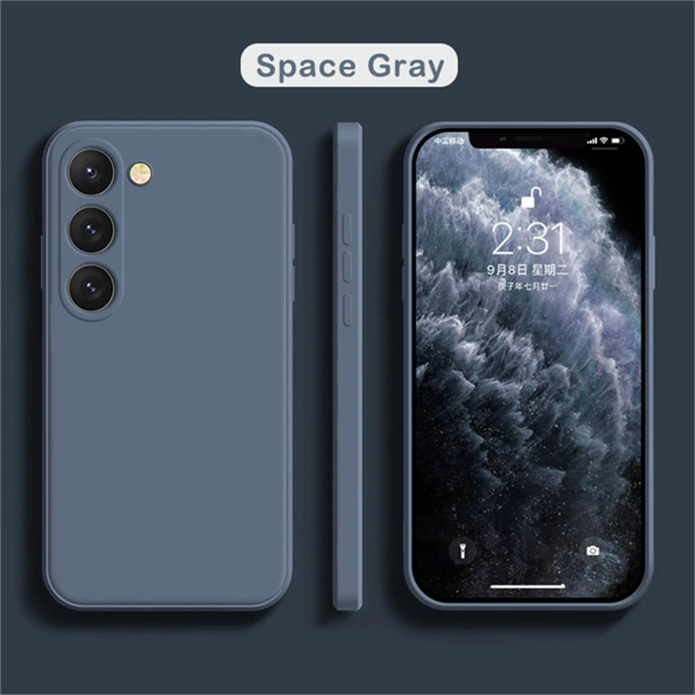 Upgrade Camera Protector Silicone Case For Samsung S24 Galaxy S23 S22 S21 S20FE Plus UItra Original Cover A52 A72 A51 A71Cases