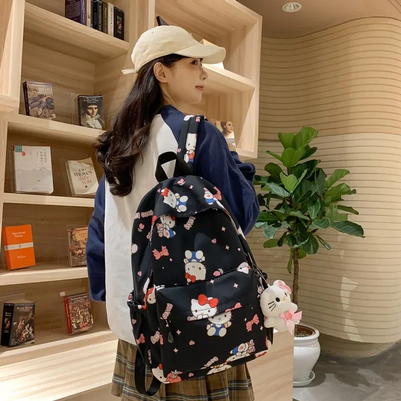 Рюкзак унисекс водостойкий с принтом Hello Kitty