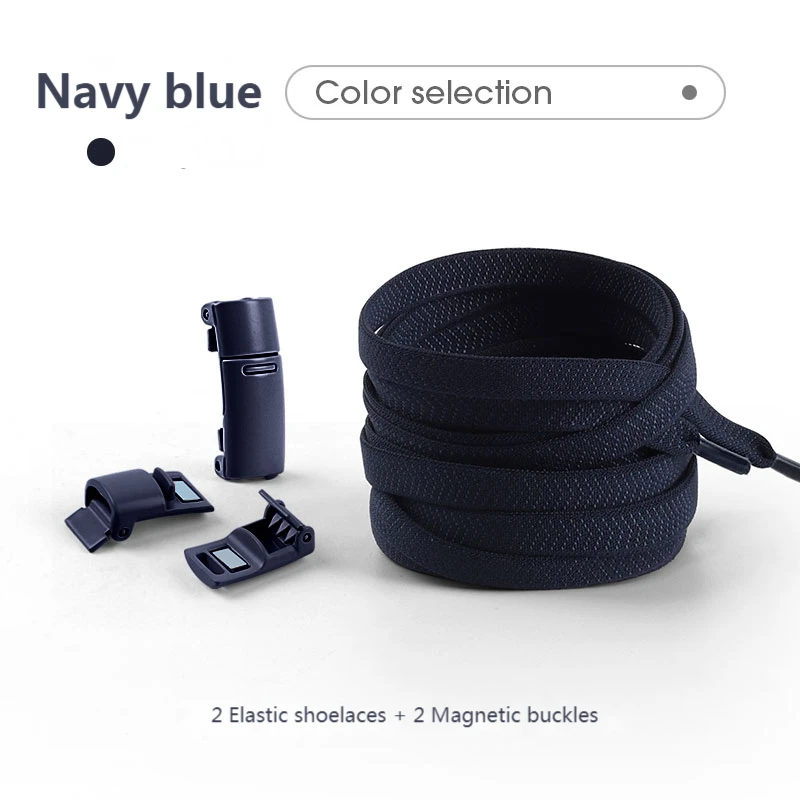 Magnetic No-Tie Colorful Elastic Shoelaces