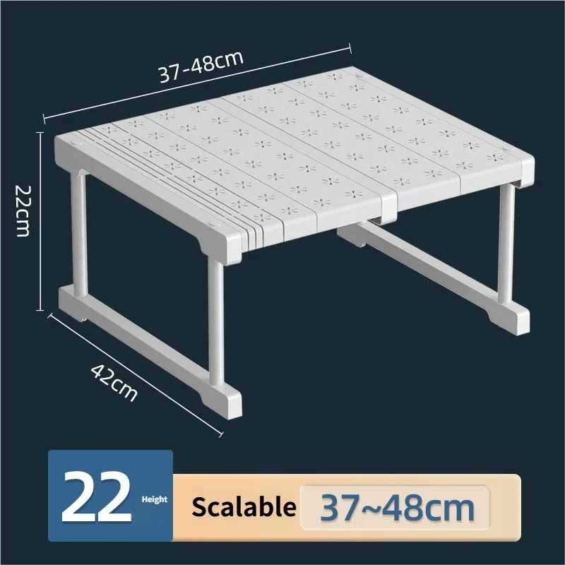 Stackable Telescopic Shelves for Closet and Cabinet Organization