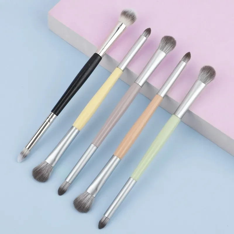 Single Makeup Brush Double-ended Eye Shadow Brush Smudge Detail Highlight Brighten Soft Professional Makeup Tool makeup brush