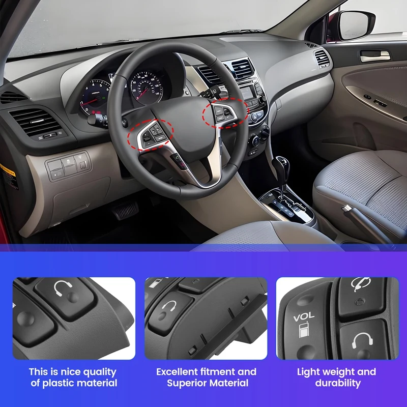 96700-1E100WK Car Steering Wheel Control Switch For Hyundai 01-05 Accent 96700-1E100