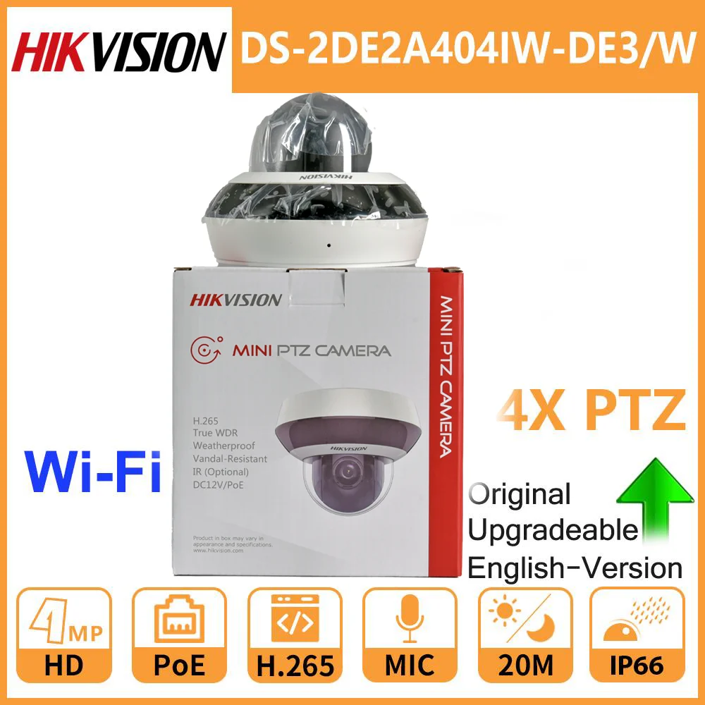Telecamera IP Hikvision DS-2DE2C200MWG-E 2MP 2.8mm POE Esterna IP67 PTZTelecamera IP Hikvision Ds 2de2c200mwg E 2mp 28mm Poe Esterna Ip67 Ptz