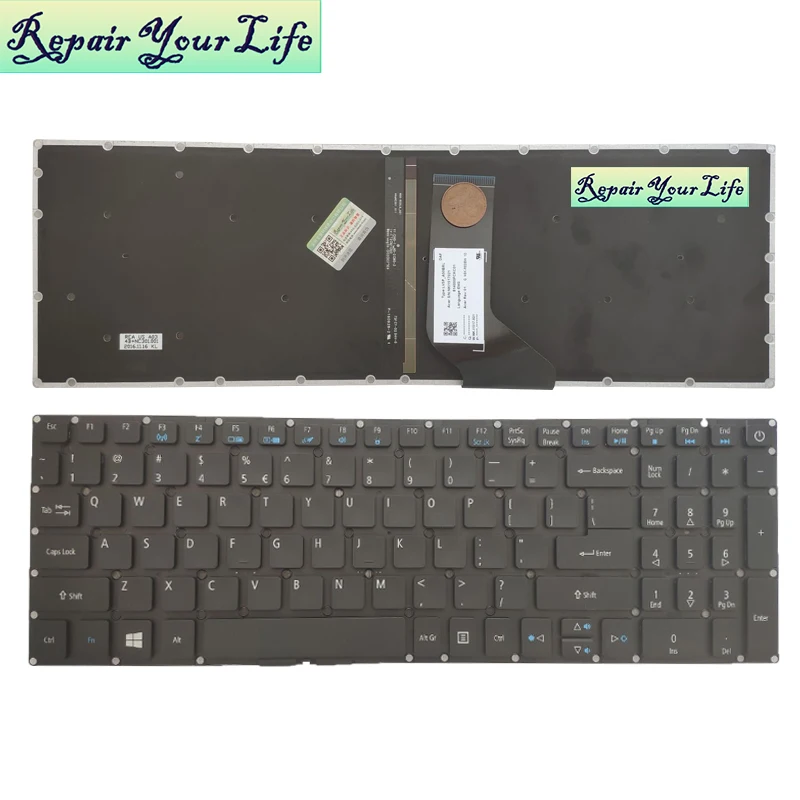 US PT-BR Brazil Spanish Backlit Keyboard for Acer Aspire 5 A515-51