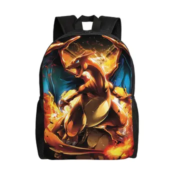 Zaini Pokemon Charizard Daypack mochila School Retro Washable Rucksack