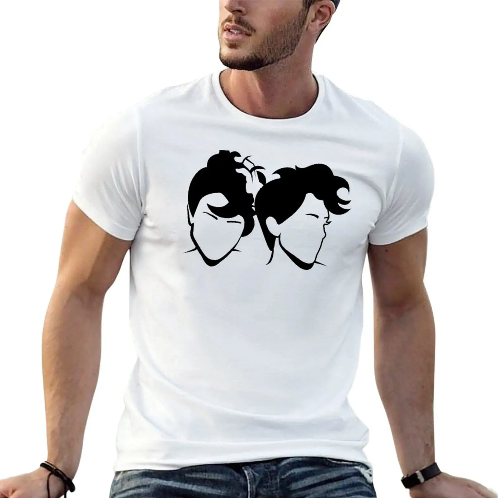 Мужская хлопковая футболка с коротким рукавом Tegan & Sara