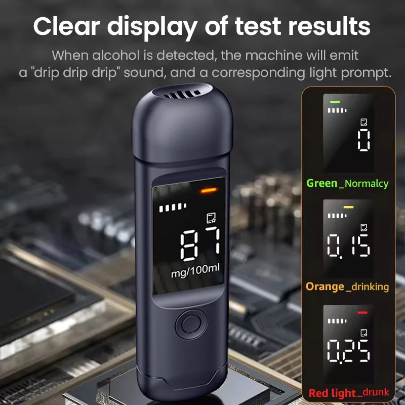 Rechargeable Alcotester Breath Alcohol Tester Breathalyzer Alcoholmeter Non-contact Measuring Drunk Tester alcohol tester,breath alcohol tester