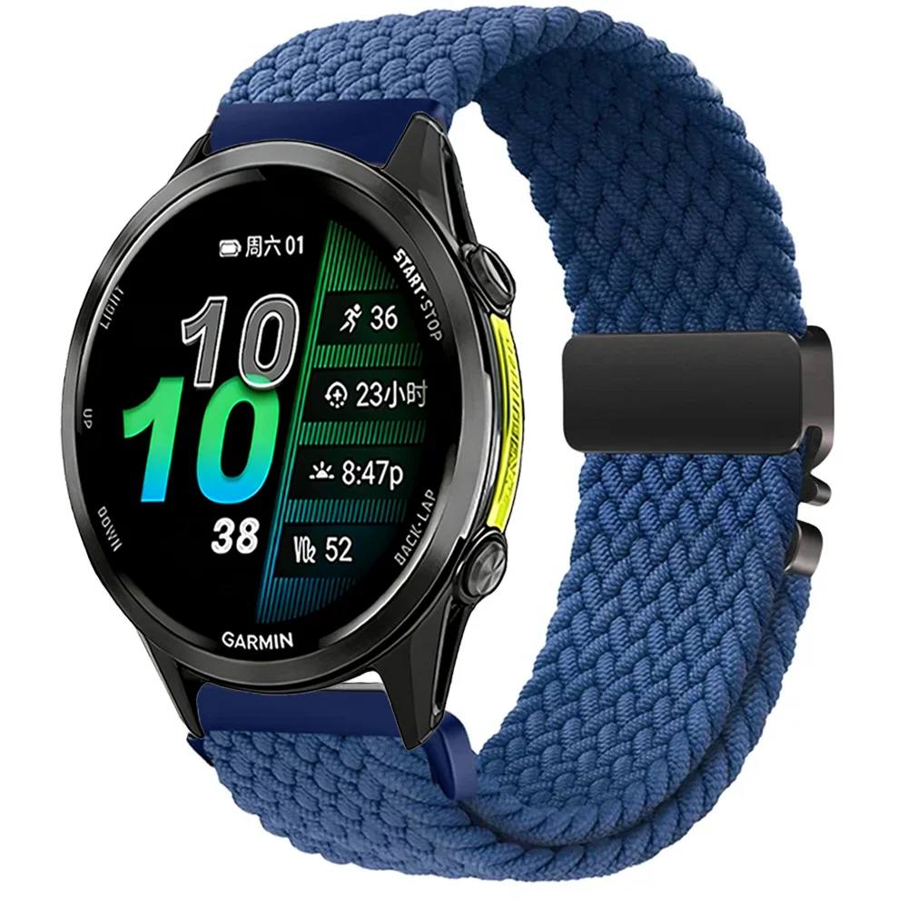 Parachute Buckle Nylon Braided Adjustable Strap, 20mm 22mm