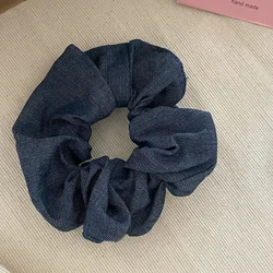 Chic Denim - Style Scrunchies: Trendy Hair Accessories (1)