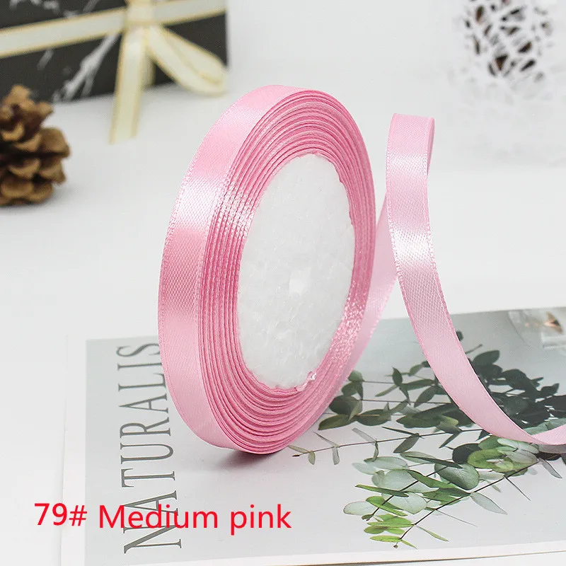 Elegant Satin Ribbon Tapes for Crafting and Decorative Gift Wrapping - 25 Yards, Multiple Widths