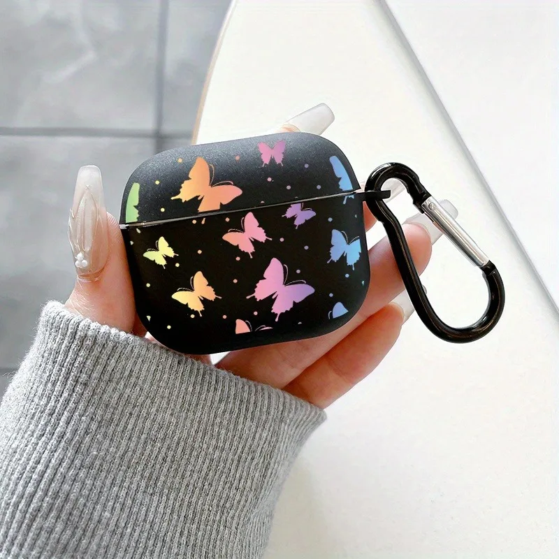 Colorful TPU AirPods Case with Keychain for Pro and Gen Models