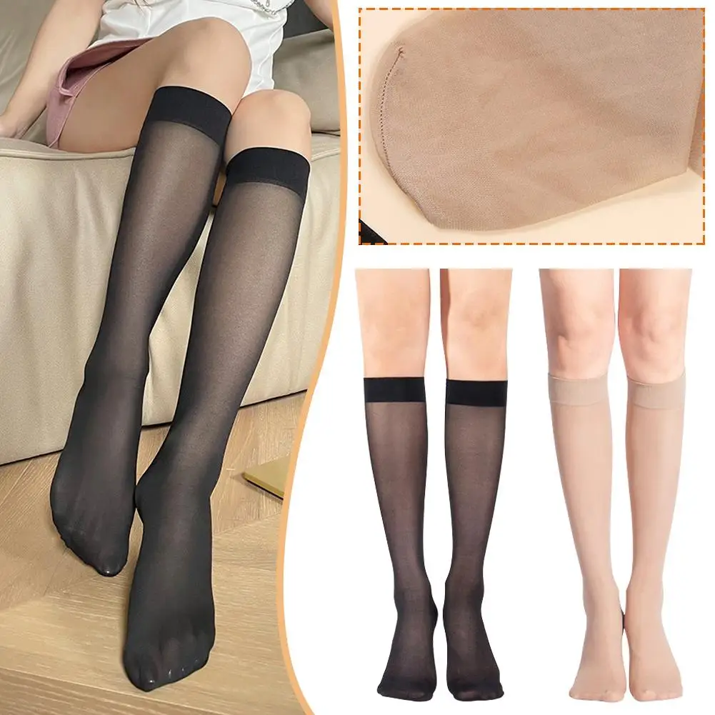 Silk Long Sleeved See Through Close Fitting Stocking - ED