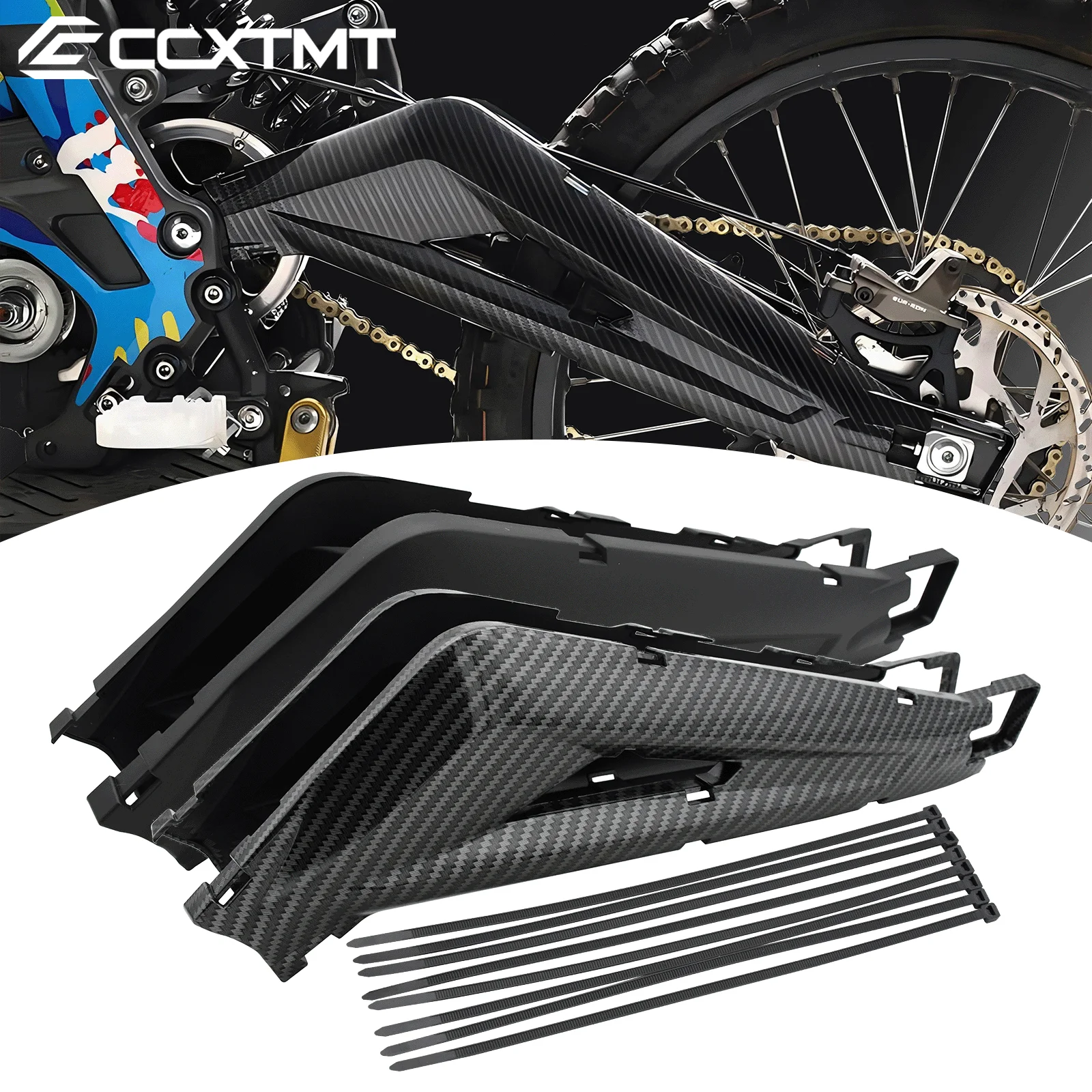 Electric Motocross Rear Swingarm Protector Guard Cover - Universal Fit