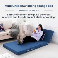 Portable Sponge Folding Mattress Floor Laying Sleeping Mat Office Single Sleeping Mat Japanese Lazy Resting Mat 6