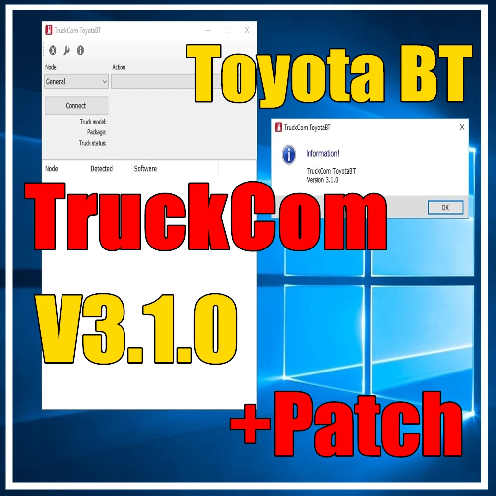TruckCom BT 3.1.0 + сервисные базы [08/2021]+ патч для Toyota неограниченная установка для нескольких ПК + помощь в удаленной установке