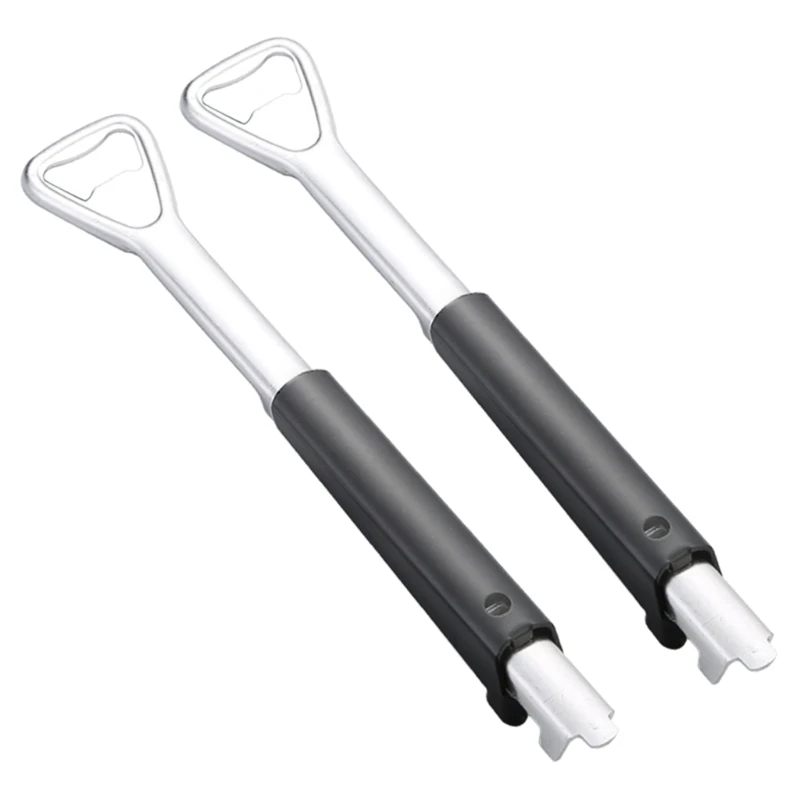 

N7MD 2Pcs Adjustable Can Opener Jar Lid Grippers Kitchen Manual Jar Bottle Opener