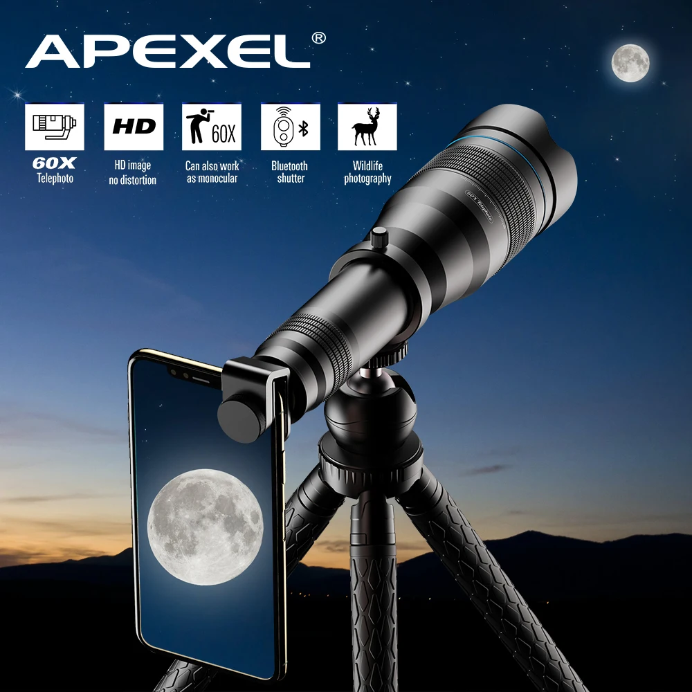Powerful Professional HD Telephoto Zoom Lens