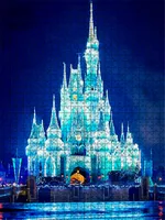 1000 Pieces Puzzle Game Gift Decoration for Disney Mickey Mouse Princess Castle Movie Characters New Series Puzzle Games 2