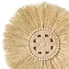Great Wall Art Woven Straw Hanging Pendant Lightweight Straw Ornament Woven Photograph Prop Straw Ornament for Home 5