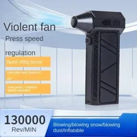 130,000RPM Air Blower Turbo Jet Fan Electric Power Display Handheld Mini Dust Cleaner High Speed Duster Gun Cleaning Tool 1