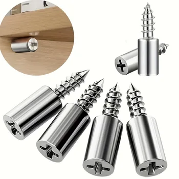 10 high-quality shelf support pins,Layer board bracket for wardrobe, fixed support partition board grain bracket nail 1