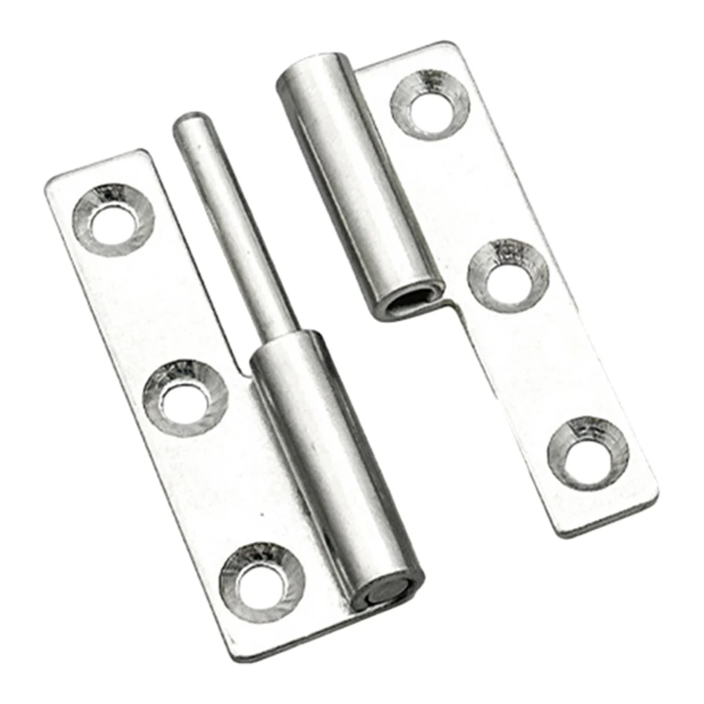 Detachable Door Hinge Removable Stainless Steel Door Connector Stripped Hinge Slip Joint Industrial Furniture Hardware