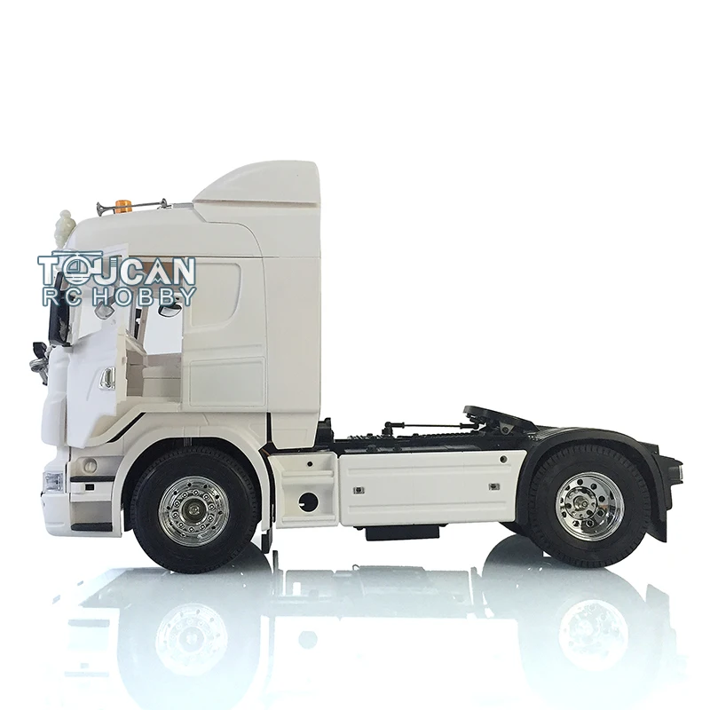 TOUCAN RC 1/14 RC 트랙터 전기 트럭, 원격 제어 자동차, 스포트라이트 후크 에어컨 장난감, 성인용 THZH0980, 4*2