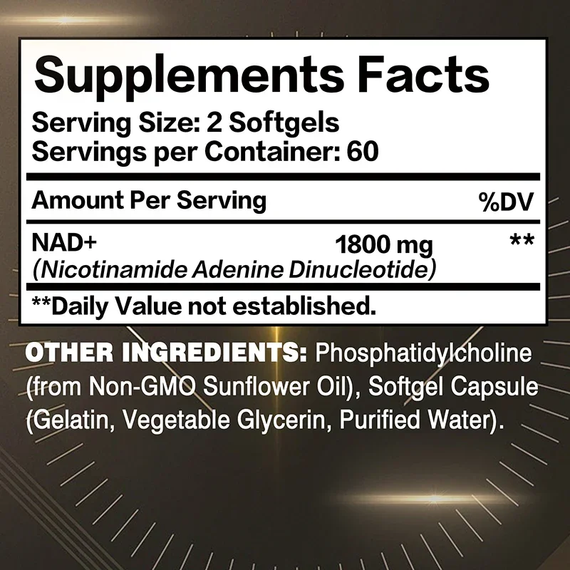 Liposomal NAD-Heart & Brain Function, Longevity, Aging Defense, Cellular Energy