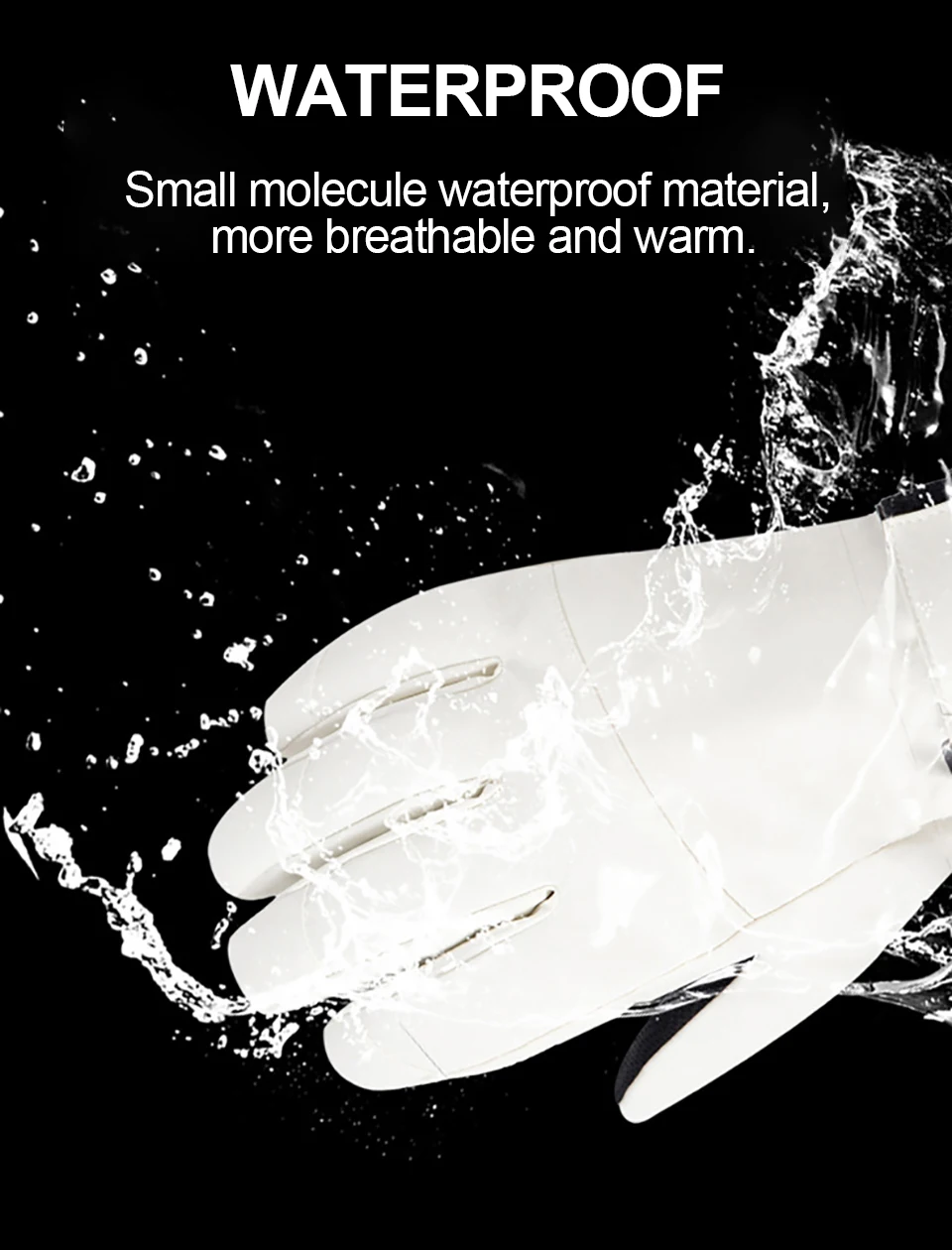 Touch Screen Snowboard Gloves