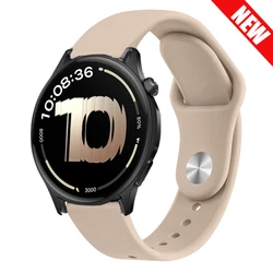 Sport Silicone Band for Smartwatch - Enhanced Comfort and Style Watch Strap (Milk tea)